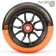 MFX SYNDICATE AR120 DUAL URETHANE WHEELS - BLACK/ORANGE