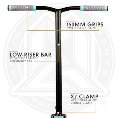 MGP VX ORIGIN PRO 5" - TEAL/ORANGE