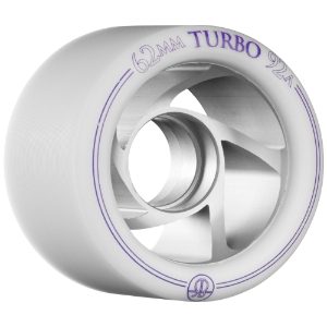 ROLLERBONES - TURBO ALU HUB WHEEL WHITE (8) - 62mm/92a