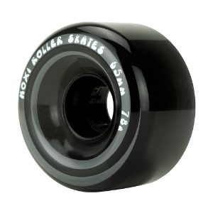 MOXI CLASSIC OUTDOOR WHEELS (4) - BLACK - 65x35mm/78A