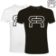 FR Skates - Classic Logo T Shirt - All - Front - FRWRTSCLABK