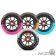 MFX SYNDICATE AR120 DUAL URETHANE WHEELS - BLACK/SKY BLUE