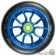 MFX SYNDICATE AR 120mm Wheels - Blue Black - Face - MGP207-073