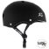 S1 MEGA LIFER Helmet - Matt Black - Side View - SHMELIMBK