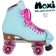 Moxi Beach Bunny Skate - Sky Blue - Side View - MOX4931510