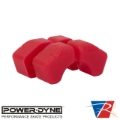 Riedell PowerDyne Arius Plate Cushions - Red - RSPLPDARCT92R