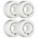 ROLLERBONES - TEAM LOGO WHITE (8) - 62mm/98a