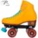 Riedell Crew Skates - Turmeric Yellow