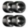 ROLLERBONES - DOTD SPEED WHEEL BLACK (4) - 62mm/94a