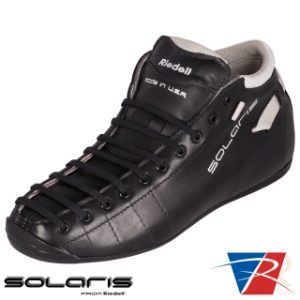 Riedell Solaris Boot - Black - Angled - RSBSLBK