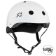 S1 MEGA LIFER Helmet - White Gloss - Angled - SHMELIWG