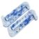 XCESS ADJUSTABLE SKATE GUARDS - MARBLE - BLUE