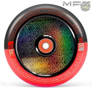 MFX CORRUPT CORE 120mm WHEELS (2) - BLACK/RED