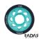 Radar Wheels HALO - Charcoal Teal - Front - 59mm 88a RWRHA59GTE