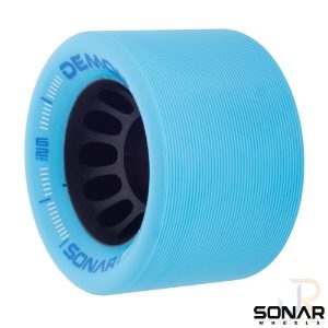 SONAR WHEELS (4) DEMON EDM - SKY BLUE 62mm/95a