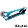 JD Bug Classic Street Scooter 120 - Sky Blue Folded - JDMS122