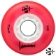 LUMINOUS - LED INLINE WHEEL - RED - 72mm/85a (UNIT)