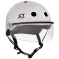 S1 Lifer Helmets inc Visor - White Glitter