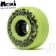 Moxi Roller Skate Trick Wheels - Lime - Angled 2 - MOX123007