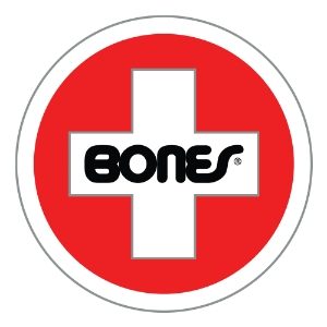 BONES SWISS ROUND STICKER - MEDIUM