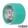 RADAR WHEELS (4) - HALO ALLOY - TEAL - 59 x 38mm / 95a