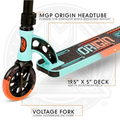 MGP VX ORIGIN PRO 5" - TEAL/ORANGE