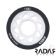 Radar Wheels HALO - Charcoal White - Face - 59mm 99a RWRHA59GWH