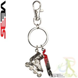 Seba High Steel Key Ring Silver - SSK14-SKH-STSI