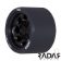 Radar Wheels HALO - Charcoal Black - Angled - 59mm 99a RWRHA59GBK