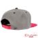 Rampworx SnapBacks LE97_10 - Grey Wh Red - Rear Ang - RXSBRW43