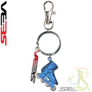 Seba High Steel Key Ring Blue - SSK14-SKH-STBL