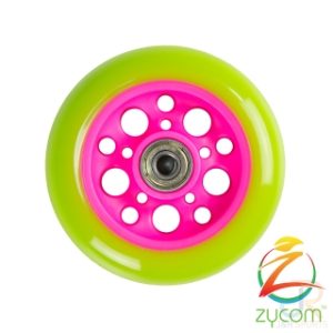 Zycom C100 Cruz 100mm Wheel - Lime Pink - ZYC 204-832