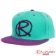 Rampworx SnapBacks LE97_3 - Teal Teal Pur - Angled - RXSBRW21