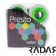 Radar Wheels Presto Highlighter Green 59 x 38mm 99a Packed