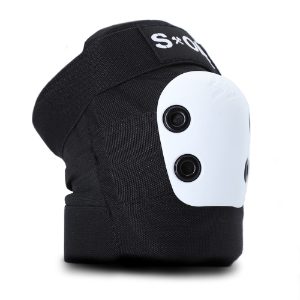 S1 ELBOW PADS - BLACK/WHITE - X LARGE