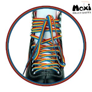 MOXI LACES (Pair) - RAINBOW RIDER - 255cm (100")