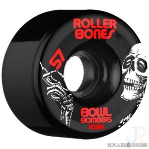 ROLLERBONES - BOWL BOMBERS BLACK (8) - 57mm/103a