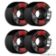 ROLLERBONES - BOWL BOMBERS BLACK (8) - 57mm/101a