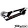 JD Bug Classic Street Scooter 120 - Matt Black Folded - JDMS121