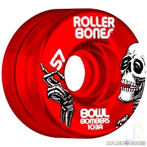 ROLLERBONES - BOWL BOMBERS RED (8) - 57mm/103a