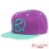 Rampworx SnapBacks LE97_2 - Pur Pur Teal - Angled - RXSBRW31