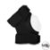 S1 PARK ELBOW PADS - BLACK  w/ WHITE CAPS - X LARGE