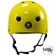 S1 LIFER Helmet - Yellow Gloss - Rear View - SHLIYG