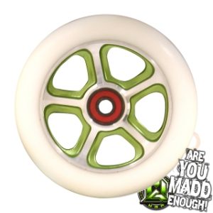 MGP CFA FILTH 110mm Scooter Wheel - Green White - 204-541