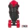 Roller Derby Trac Star V2 - Black Red - Rear - RD1372