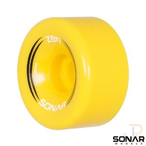 SONAR WHEELS (4) ZEN - YELLOW - 62mm/85a