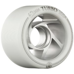 ROLLERBONES - TURBO ALU HUB WHEEL WHITE (8) - 62mm/101a