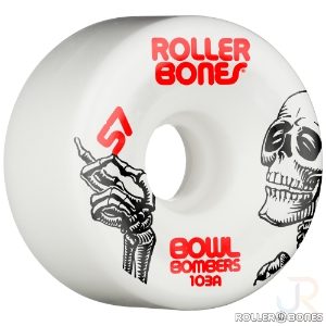 ROLLERBONES - BOWL BOMBERS WHITE (8) - 57mm/103a