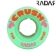 RADAR WHEELS (4) - CRUSH - SEAFOAM - 48/31mm 88A