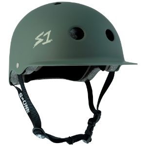 S1 Lifer Brim Helmets - Ambush Green